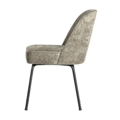 WOOOD Eetkamerstoelen|Vogue Eetkamerstoel Structure Velvet Wheatfield
