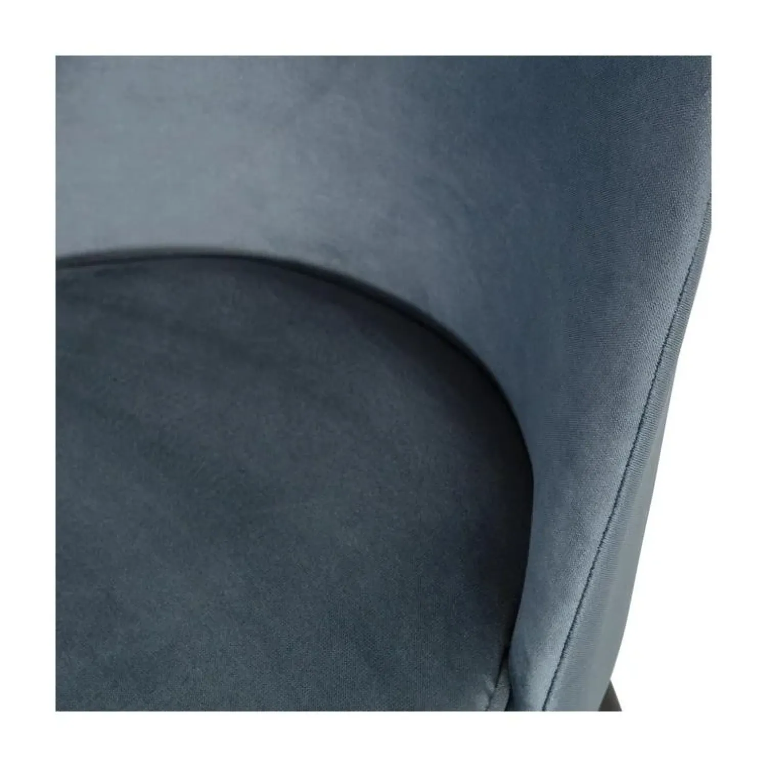 WOOOD Eetkamerstoelen|Vogue Eetkamerstoel Velvet Blauw