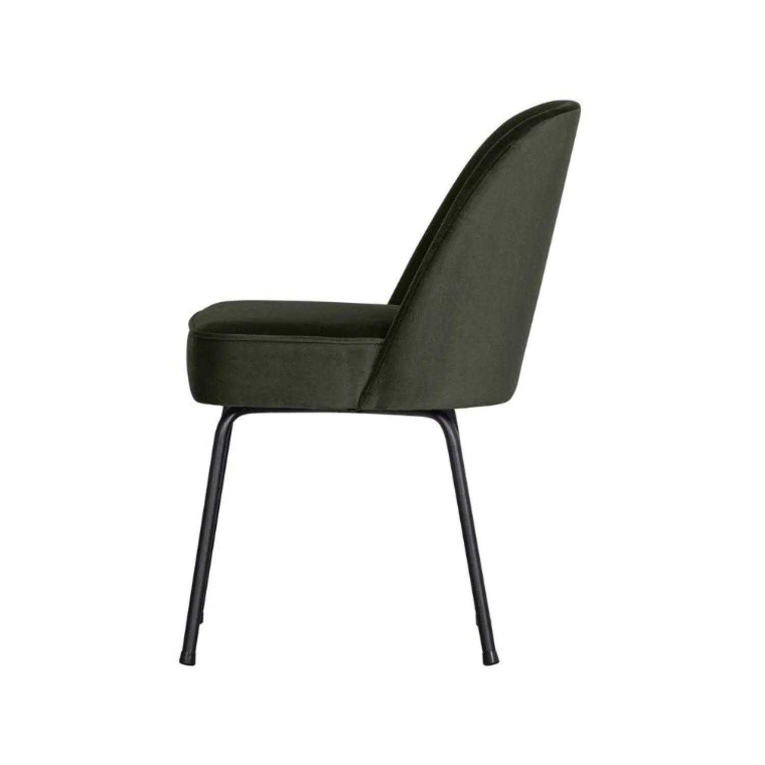 WOOOD Eetkamerstoelen|Vogue Eetkamerstoel Velvet Donkergroen