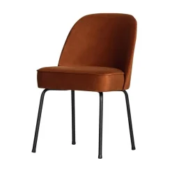 WOOOD Eetkamerstoelen|Vogue Eetkamerstoel Velvet Roest