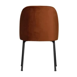WOOOD Eetkamerstoelen|Vogue Eetkamerstoel Velvet Roest