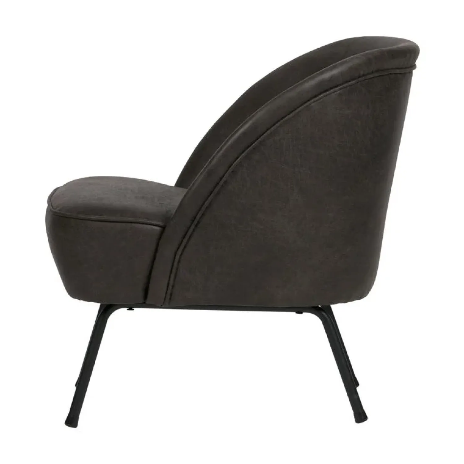 WOOOD Fauteuils|Vogue Fauteuil Ecoleer Zwart