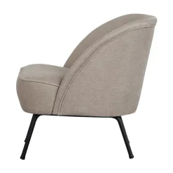 WOOOD Fauteuils|Vogue Fauteuil Geweven Stof Zand