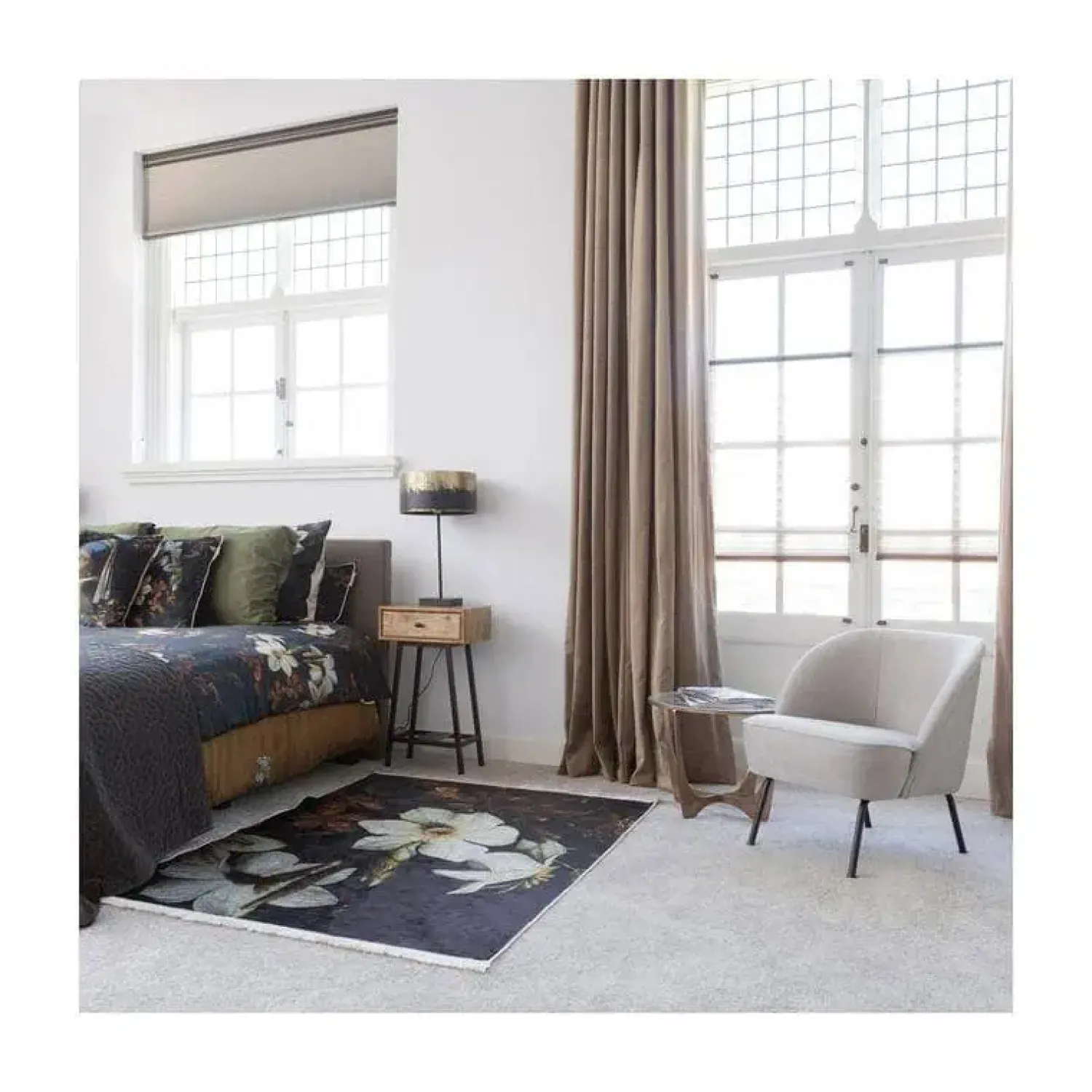 WOOOD Fauteuils|Vogue Fauteuil Geweven Stof Zand