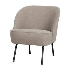 WOOOD Fauteuils|Vogue Fauteuil Geweven Stof Zand