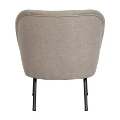 WOOOD Fauteuils|Vogue Fauteuil Geweven Stof Zand