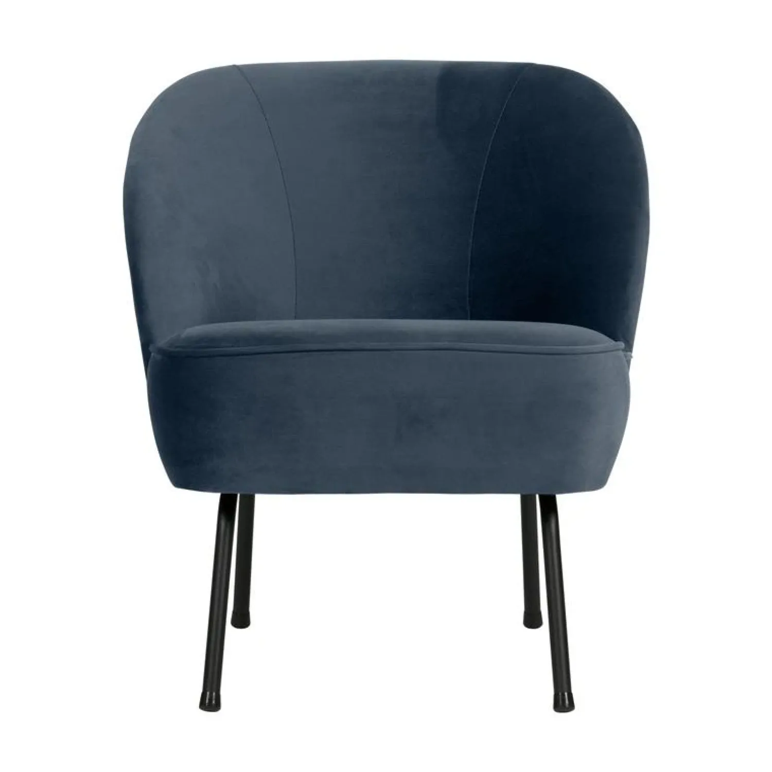 WOOOD Fauteuils|Vogue Fauteuil Velvet Blauw