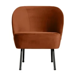 WOOOD Fauteuils|Vogue Fauteuil Velvet Roest