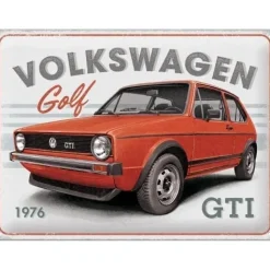 Cavetown Metalen Borden|Volkswagen Golf GTI 1976 - metalen bord