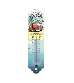 Metal Signs Thermometers|Volkswagen life is better at the beach thermometer
