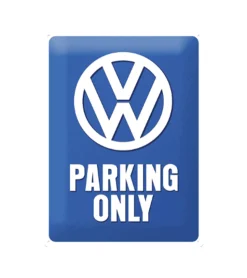 Metal Signs Metalen Borden|Volkswagen Parking Only - metalen bord
