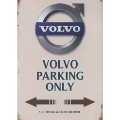 Cavetown Metalen Borden|Volvo Parking - metalen bord