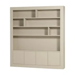 vtwonen Wandkasten|Industriele Kasten|Wallcover Wandkast Grenen Dust 210cm