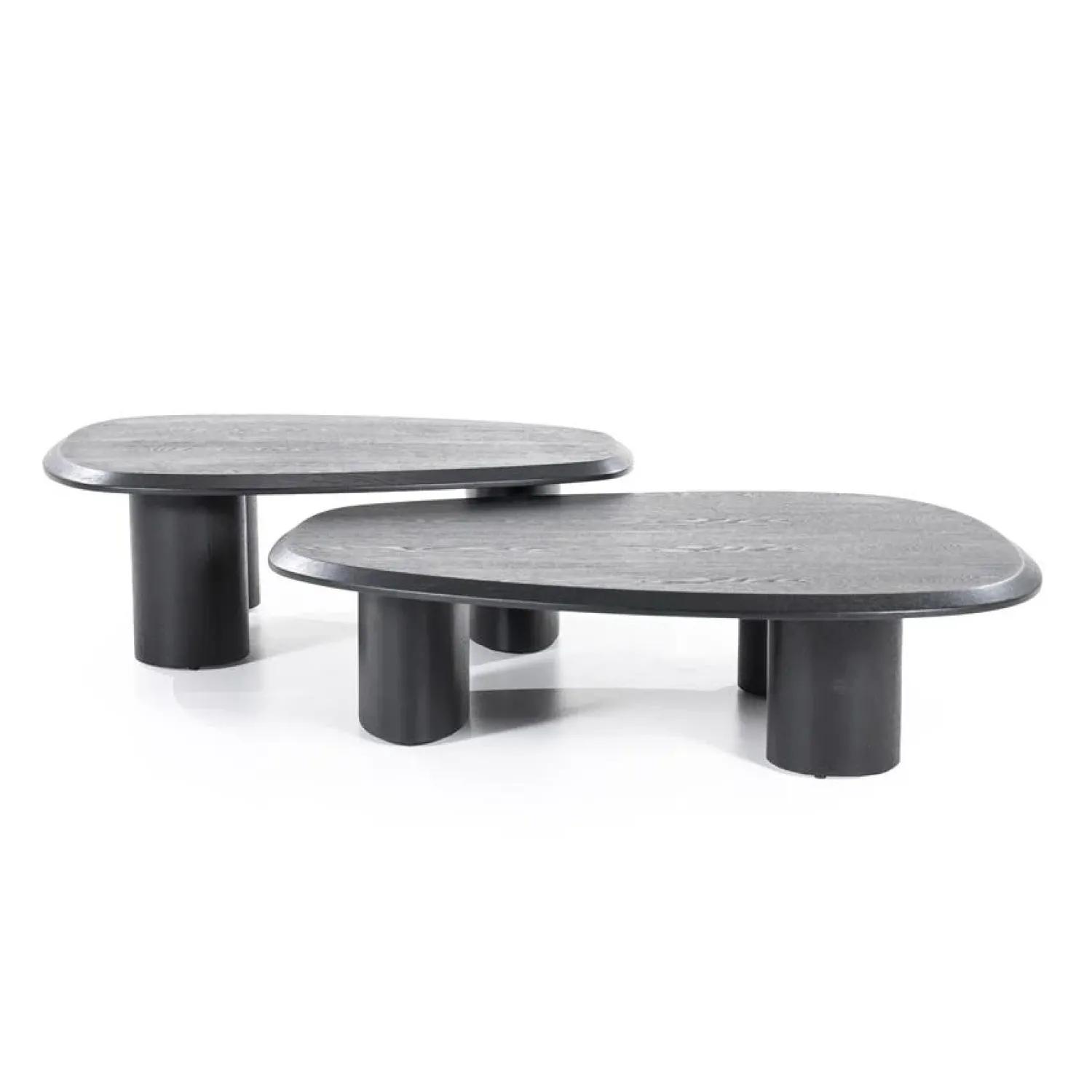 Eleonora Salontafels|Walter Salontafel zwart Eikenhout 96 cm