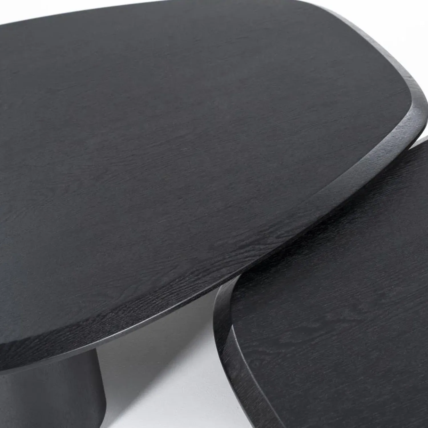 Eleonora Salontafels|Walter Salontafel zwart Eikenhout 96 cm