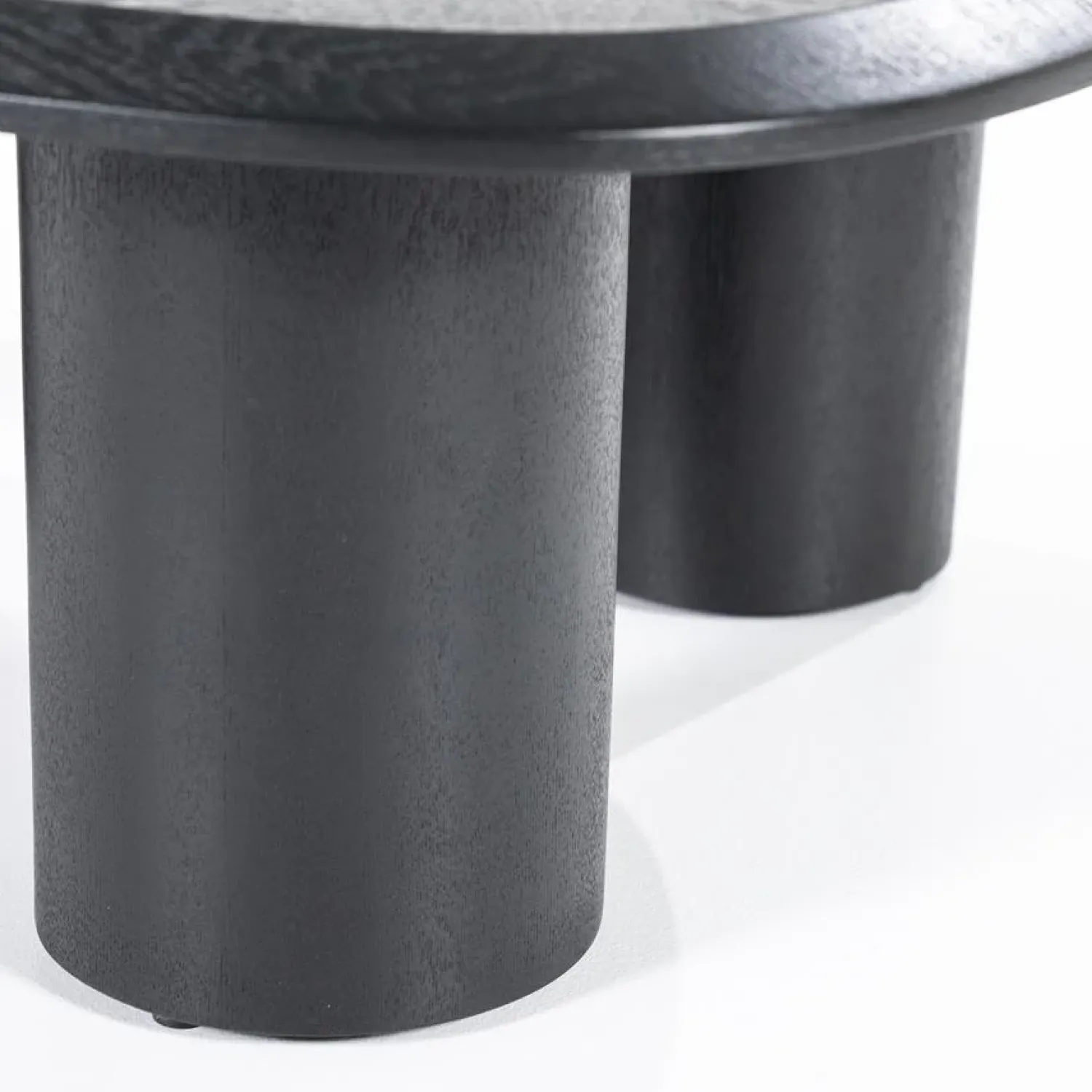 Eleonora Salontafels|Walter Salontafel zwart Eikenhout 106 cm