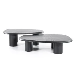 Eleonora Salontafels|Walter Salontafel zwart Eikenhout 106 cm
