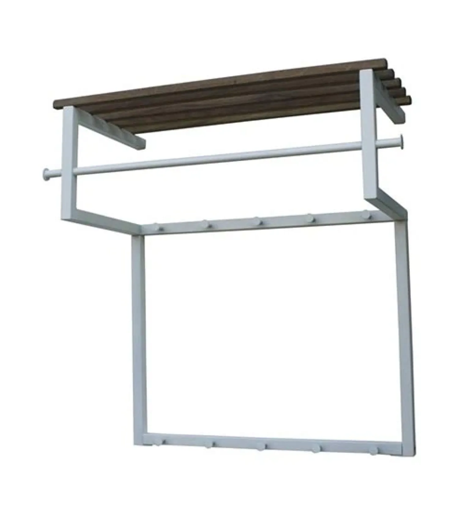 Redin Design Kapstokken|Wandkapstok industrieel Parker wit