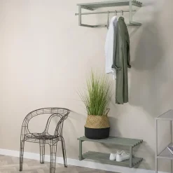 Redin Design Kapstokken|Wandkapstok Nadia Groen metaal