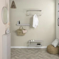 Redin Design Kapstokken|Wandkapstok Nadia Taupe metaal