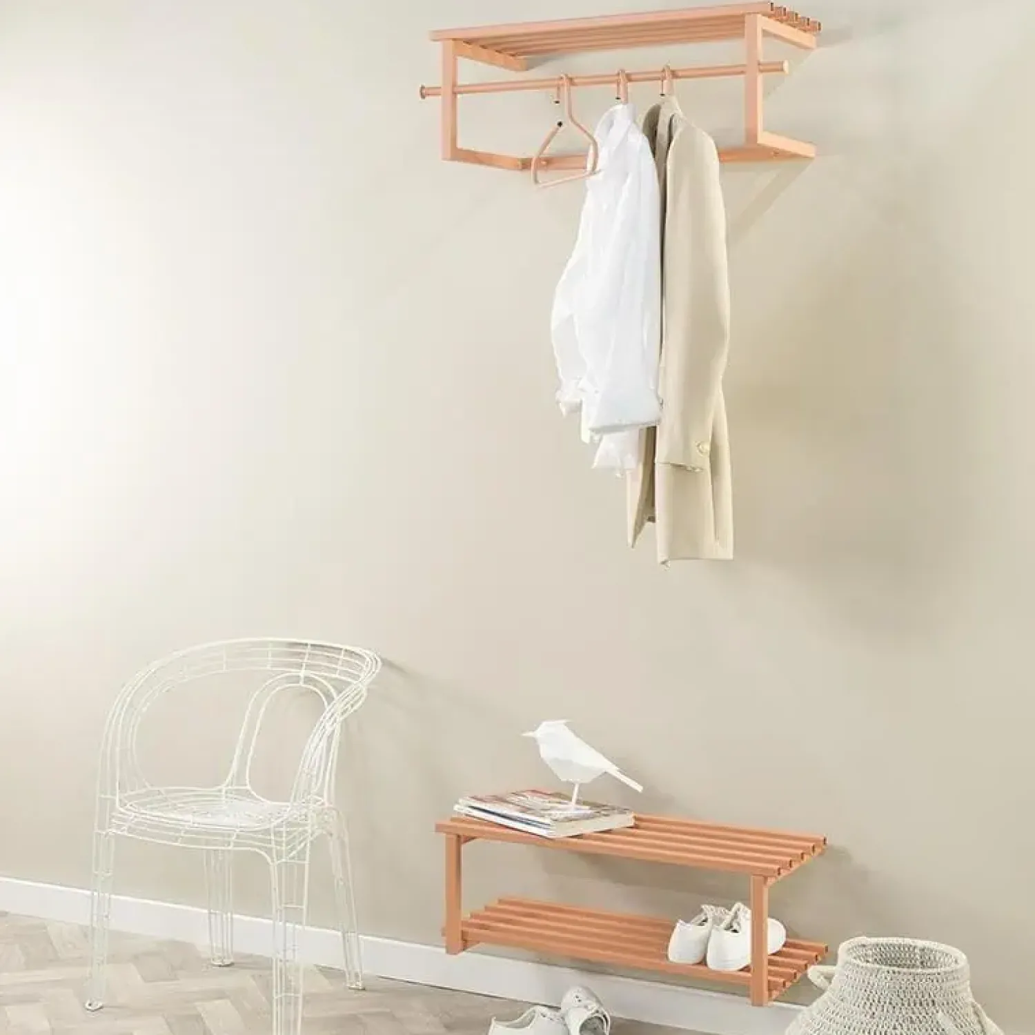 Redin Design Kapstokken|Wandkapstok Nadia Terracotta metaal