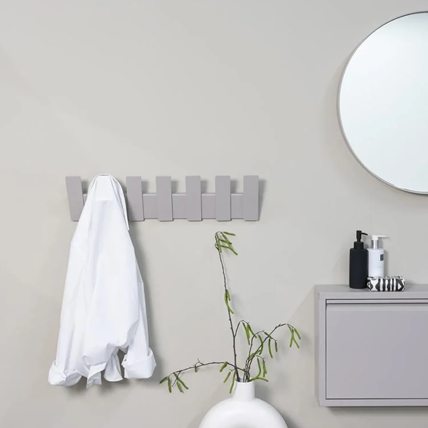 Redin Design Kapstokken|Wandkapstok Stifler 7 Taupe