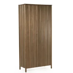 Eleonora Wandkasten|Industriele Kasten|Wandkast Jake bruin eikenhout 102cm