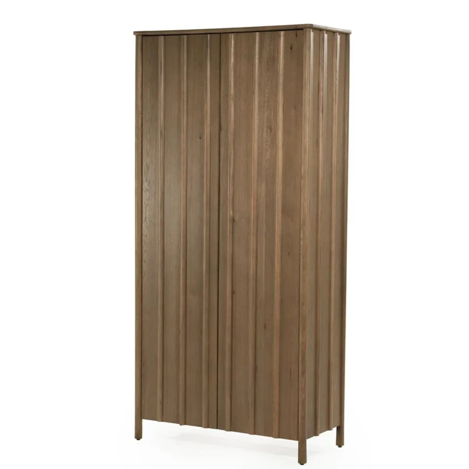 Eleonora Wandkasten|Industriele Kasten|Wandkast Jake bruin eikenhout 102cm