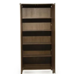 Eleonora Wandkasten|Industriele Kasten|Wandkast Jake bruin eikenhout 102cm