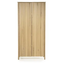 Eleonora Wandkasten|Industriele Kasten|Wandkast Jake naturel eikenhout 102cm