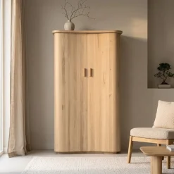Eleonora Wandkasten|Industriele Kasten|Wandkast Josh naturel 120cm