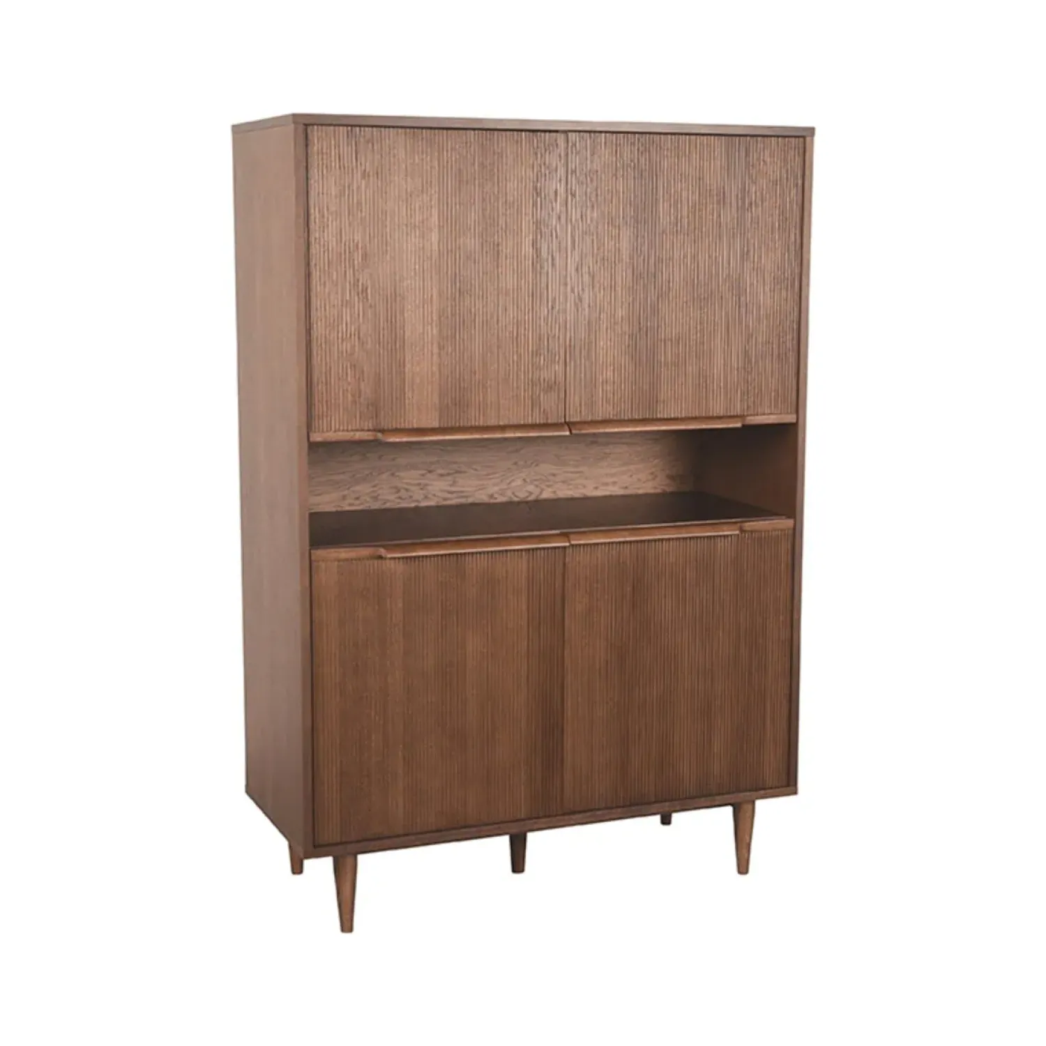 Label51 Wandkasten|Industriele Kasten|Wandkast Jule Bruin Eikenhout 110cm