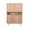 Label51 Wandkasten|Industriele Kasten|Wandkast Jule Naturel Eikenhout 110cm