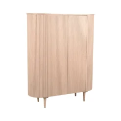Label51 Wandkasten|Industriele Kasten|Wandkast Oliva Naturel Eikenhout 125cm