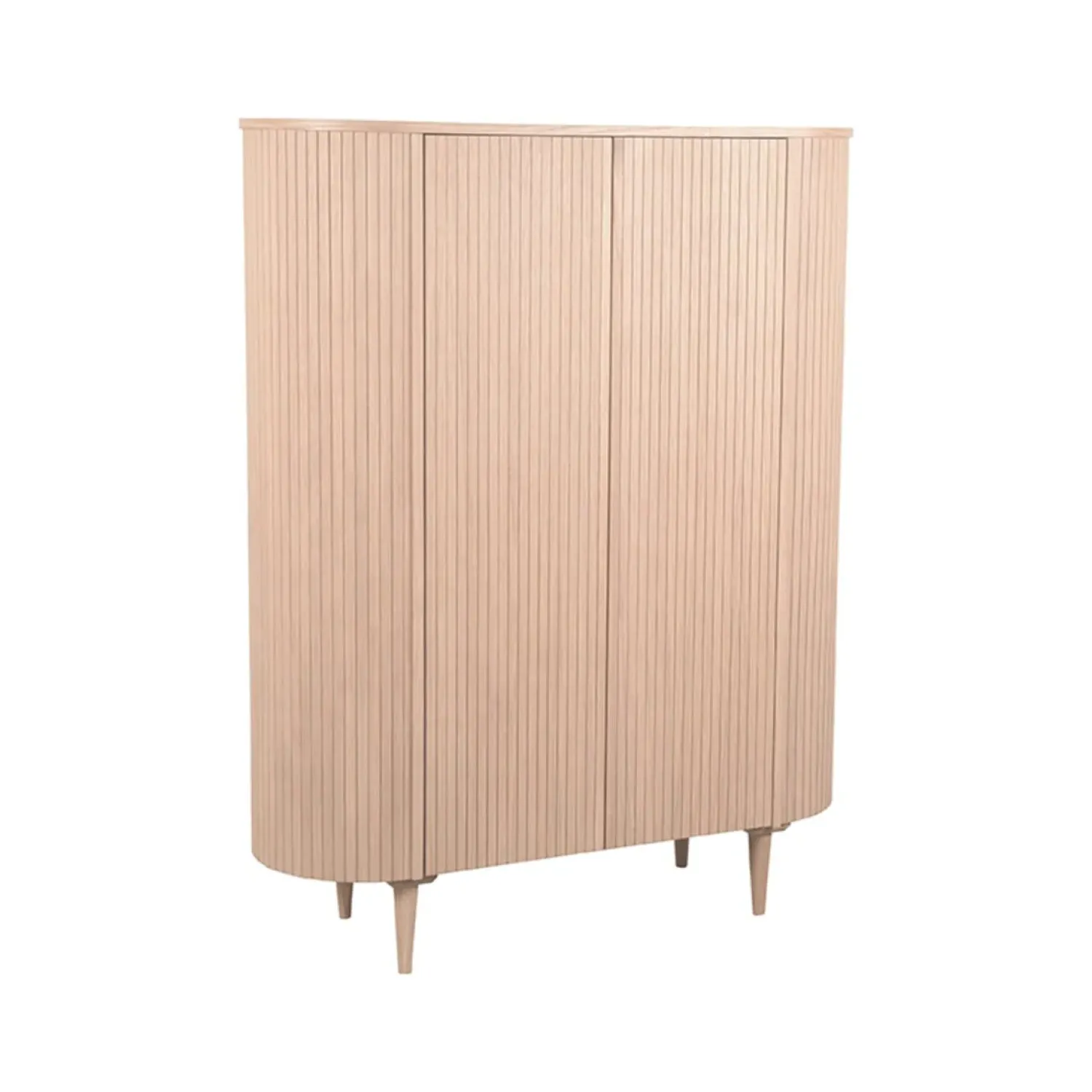 Label51 Wandkasten|Industriele Kasten|Wandkast Oliva Naturel Eikenhout 125cm