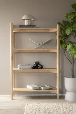Eleonora Wandkasten|Boekenkasten|Wandkast Selbu eikenhout 110cm