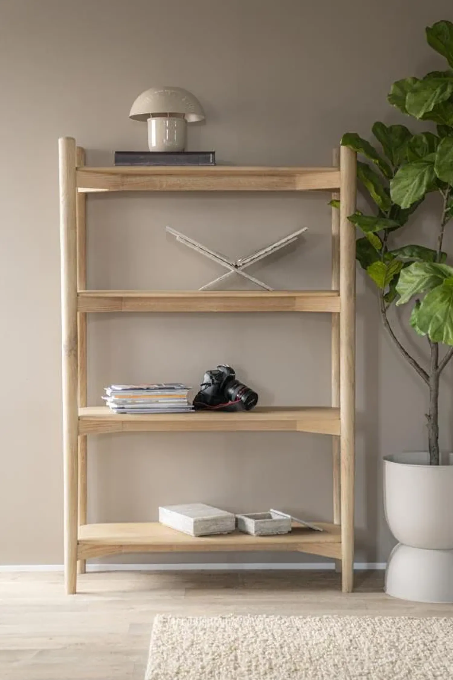 Eleonora Wandkasten|Boekenkasten|Wandkast Selbu eikenhout 110cm