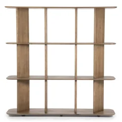 Eleonora Wandkasten|Boekenkasten|Wandkast Ty Bruin 180cm