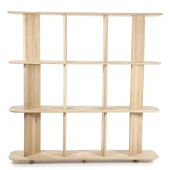 Eleonora Wandkasten|Boekenkasten|Wandkast Ty Naturel 180cm