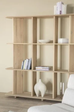 Eleonora Wandkasten|Boekenkasten|Wandkast Ty Naturel 180cm
