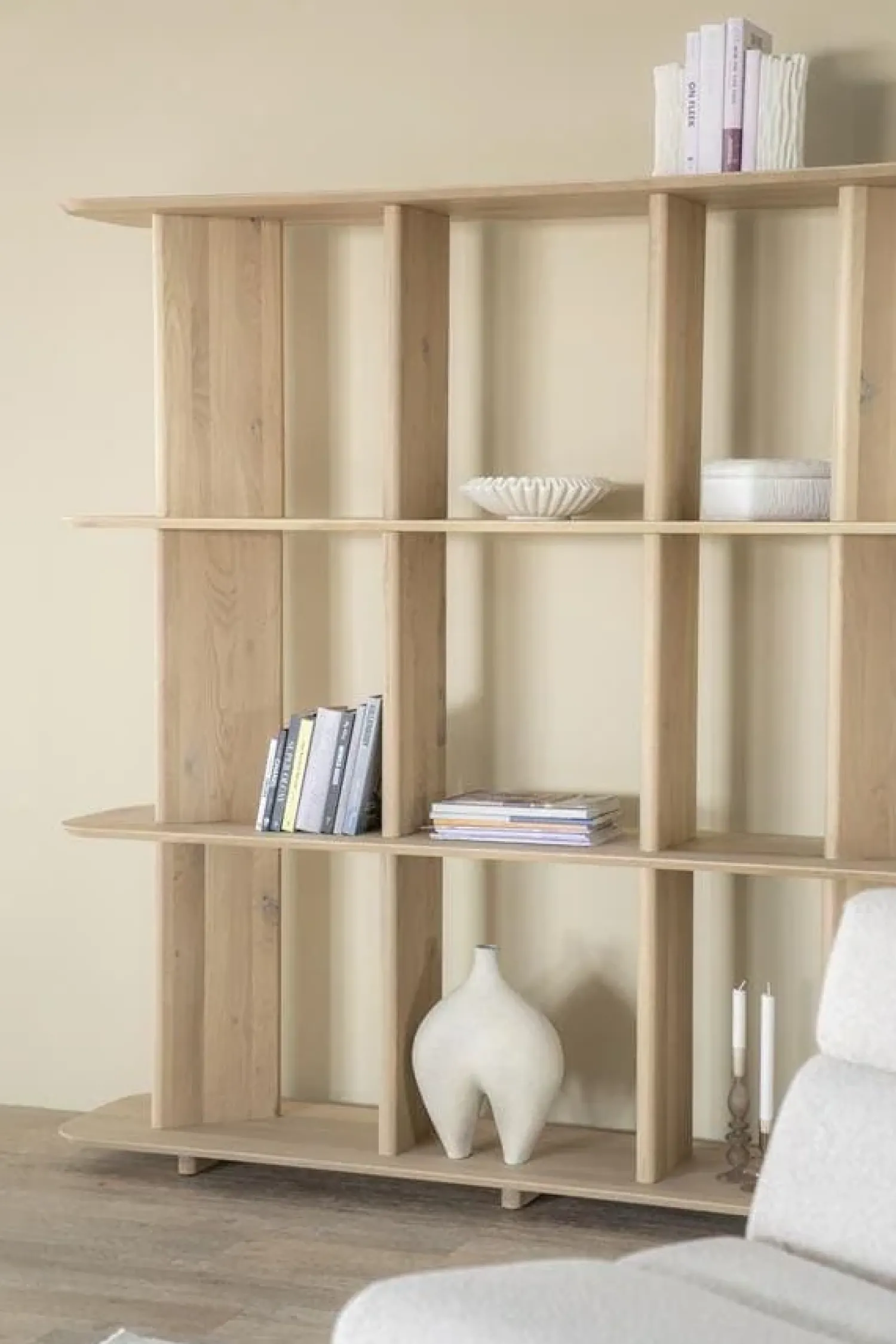 Eleonora Wandkasten|Boekenkasten|Wandkast Ty Naturel 180cm
