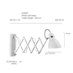 Cavetown Wandlampen|Wandlamp Spring Wit