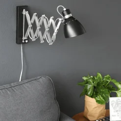Cavetown Wandlampen|Wandlamp Spring Zwart