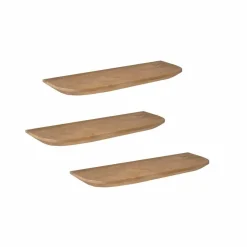 Furndea Wandplanken|Wandplanken|Wandplank Gavin Naturel 60 cm Set van 3
