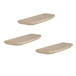 Furndea Wandplanken|Wandplanken|Wandplank Gavin Zand 60 cm Set van 3