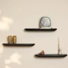 Furndea Wandplanken|Wandplanken|Wandplank Gavin Zwart 60 cm Set van 3