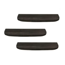 Furndea Wandplanken|Wandplanken|Wandplank Gavin Zwart 60 cm Set van 3