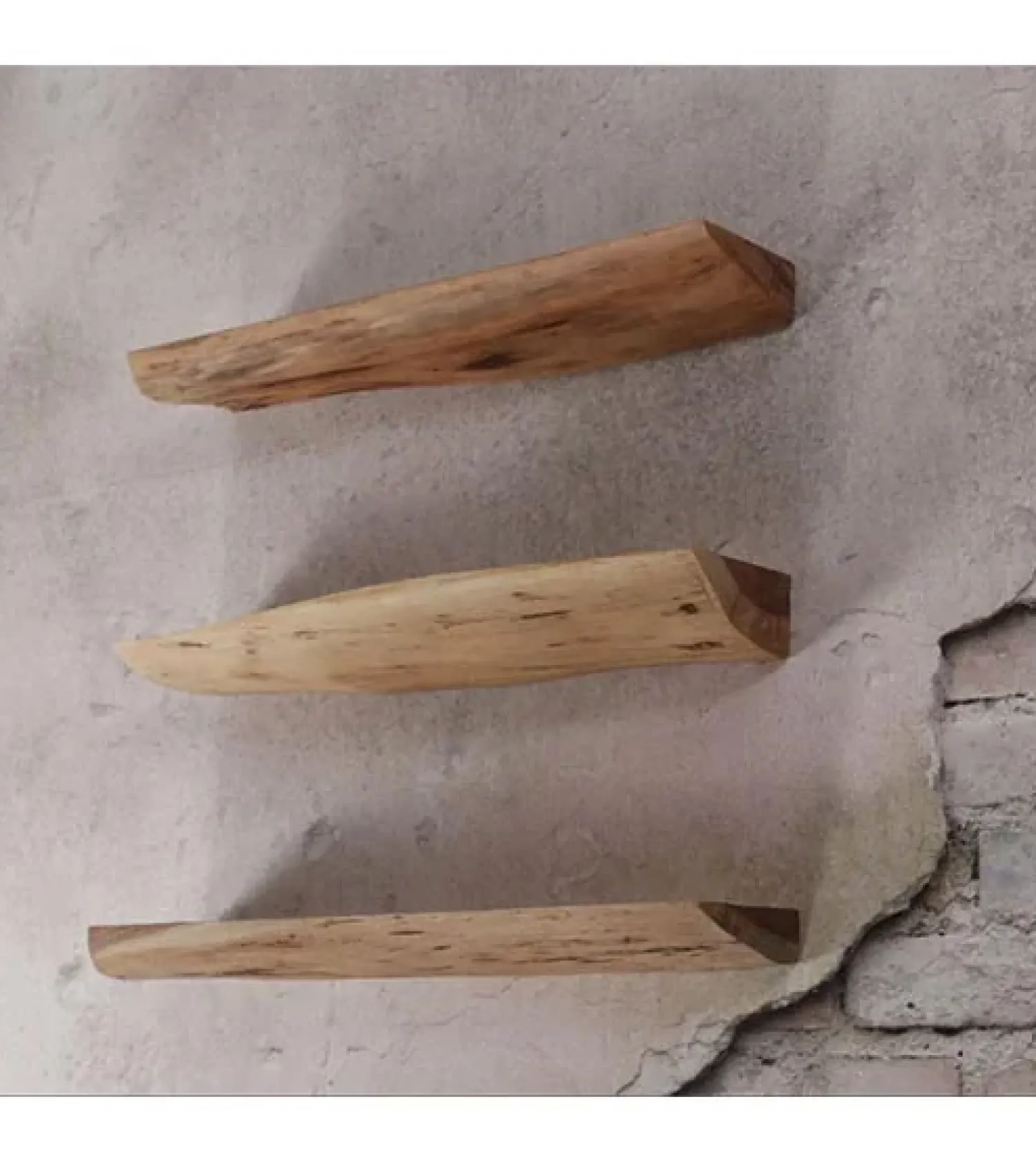 Kalfort Wandplanken|Wandplanken|Wandplank hout Davis set van 3