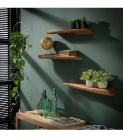 Kalfort Wandplanken|Wandplanken|Wandplank hout Davis set van 3