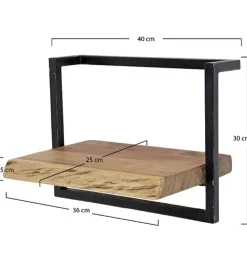 Kalfort Wandplanken|Wandplanken|Wandplank hout Stockton/c 40cm